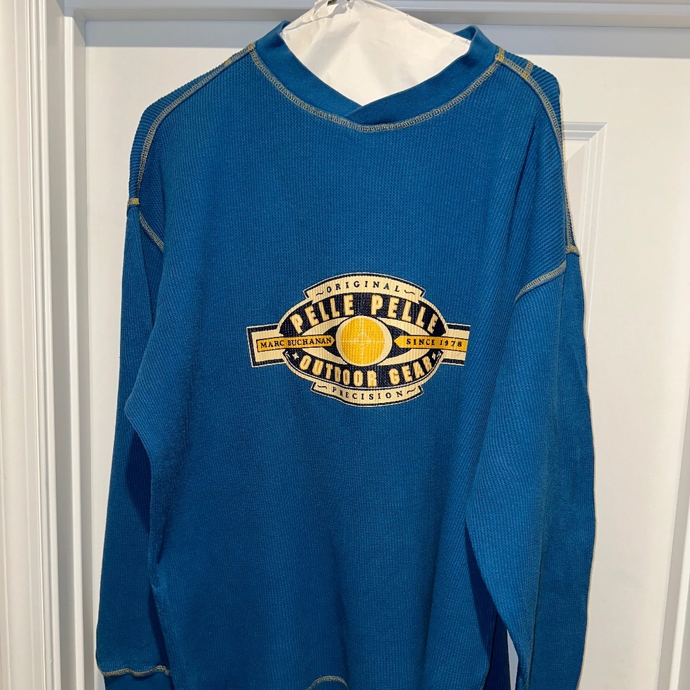 COPY - Pelle Pelle long sleeve thermal cotton shirt  size XL